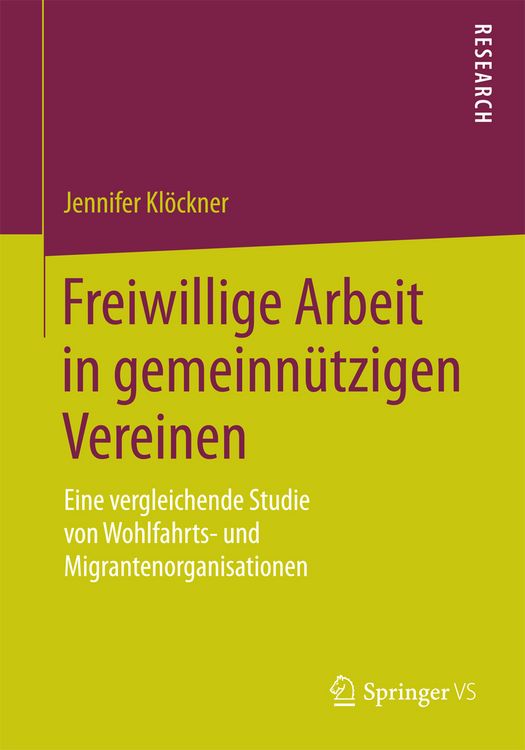 Produktbild: Freiwillige Arbeit in gemeinn&uuml;tzigen Vereinen