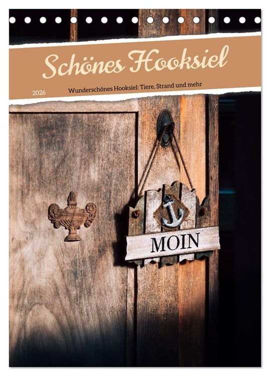 Produktbild: Sch&ouml;nes Hooksiel (Tischkalender 2026 DIN A5 hoch), CALVENDO Monatskalender