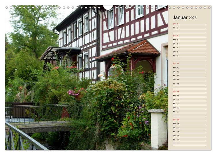 Produktbild: Bad Orb - Romantik im Spessart (Wandkalender 2026 DIN A3 quer), CALVENDO Monatskalender