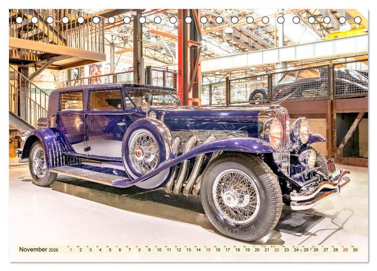 Produktbild: Nationales Auto Museum, The Loh Collection (Tischkalender 2026 DIN A5 quer), CALVENDO Monatskalender