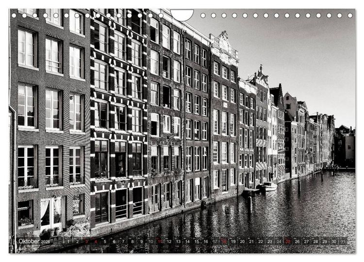 Produktbild: Ein Blick auf Amsterdam (Wandkalender 2026 DIN A4 quer), CALVENDO Monatskalender