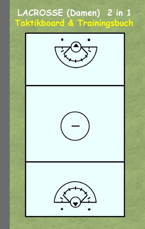 Produktbild: Lacrosse (Damen) 2 in 1 Taktikboard und Trainingsbuch