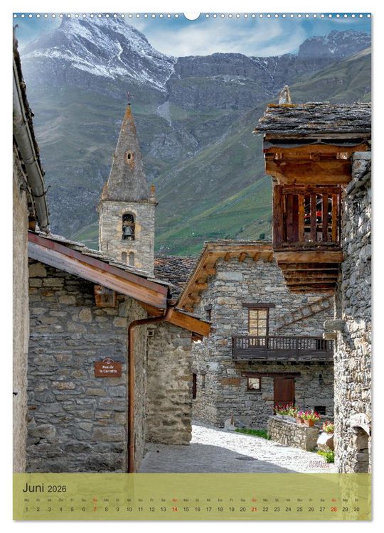 Produktbild: Sch&ouml;ne D&ouml;rfer in der Region Rh&ocirc;ne-Alpes (Wandkalender 2026 DIN A2 hoch), CALVENDO Monatskalender
