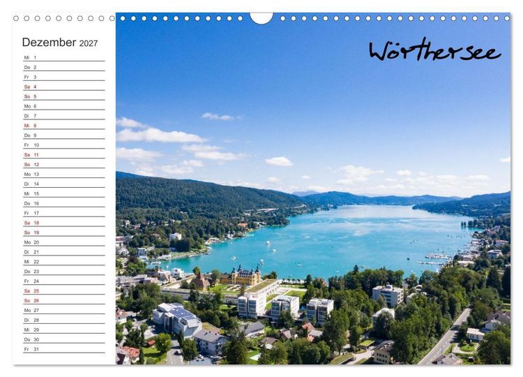 Produktbild: Wundersch&ouml;nes K&auml;rnten. Landschaft und Seen. (Wandkalender 2027 DIN A3 quer), CALVENDO Monatskalender