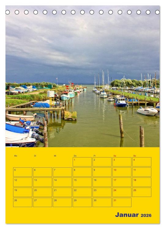 Produktbild: Sehnsucht nach Meer - Ostsee (Tischkalender 2026 DIN A5 hoch), CALVENDO Monatskalender