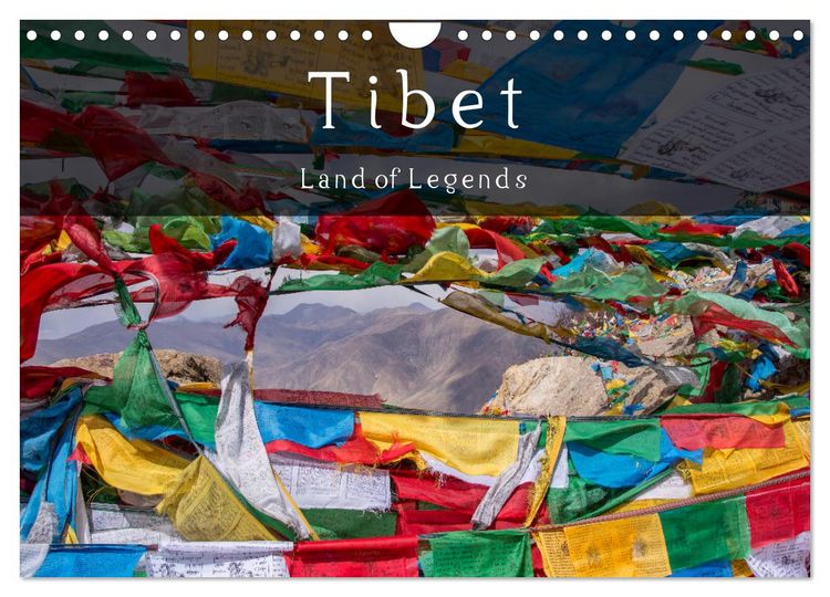 Produktbild: Tibet Land of Legends (Wall Calendar 2026 DIN A4 landscape), CALVENDO 12 Month Wall Calendar