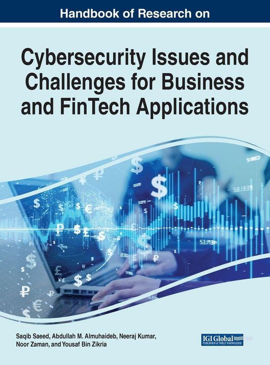 Produktbild: Handbook of Research on Cybersecurity Issues and Challenges for Business and FinTech Applications