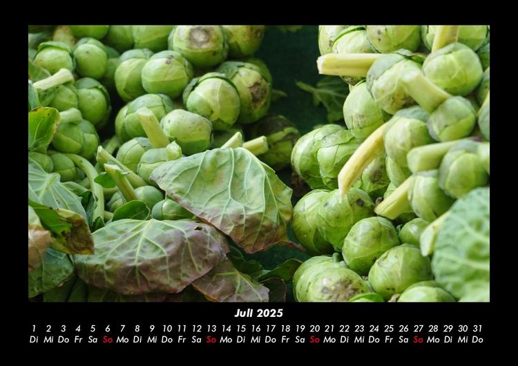 Produktbild: Gem&uuml;sekalender 2025 Fotokalender DIN A3