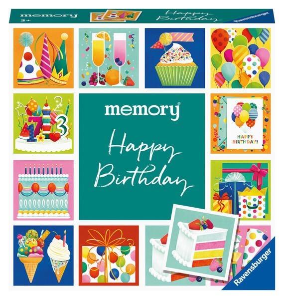 Produktbild: memory&reg; moments - Happy Birthday - Gesellschaftsspiel & Brettspiel ab 3 Jahre