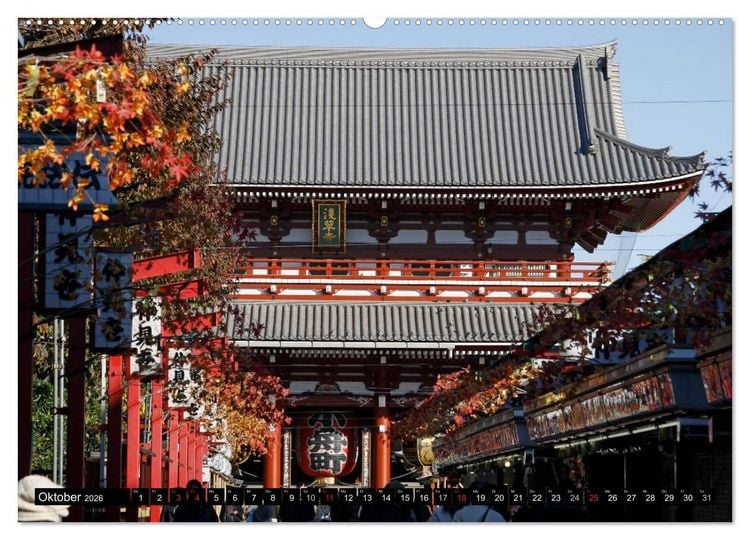 Produktbild: Tempel, Schreine und Burgen Japans (Wandkalender 2026 DIN A2 quer), CALVENDO Monatskalender