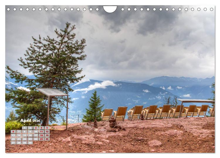 Produktbild: Meraner Land: alpin-mediterranes Lebensgef&uuml;hl (Wandkalender 2026 DIN A4 quer), CALVENDO Monatskalender