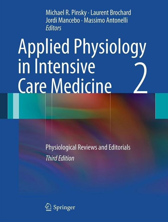 Produktbild: Applied Physiology in Intensive Care Medicine 2