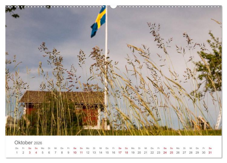 Produktbild: Nordisch gut - Schweden (Wandkalender 2026 DIN A2 quer), CALVENDO Monatskalender