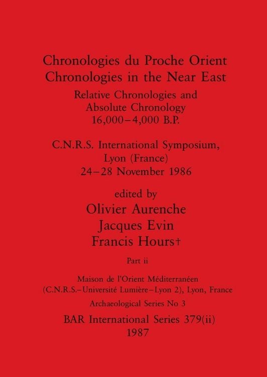 Produktbild: Chronologies du Proche Orient / Chronologies in the Near East, Part ii