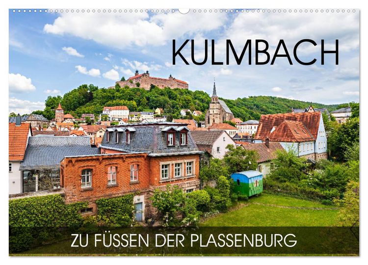Produktbild: Kulmbach - zu F&uuml;&szlig;en der Plassenburg (Wandkalender 2026 DIN A2 quer), CALVENDO Monatskalender