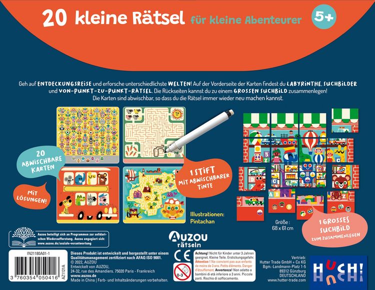 Produktbild: 20 kleine R&auml;tsel f&uuml;r kleine Abenteurer