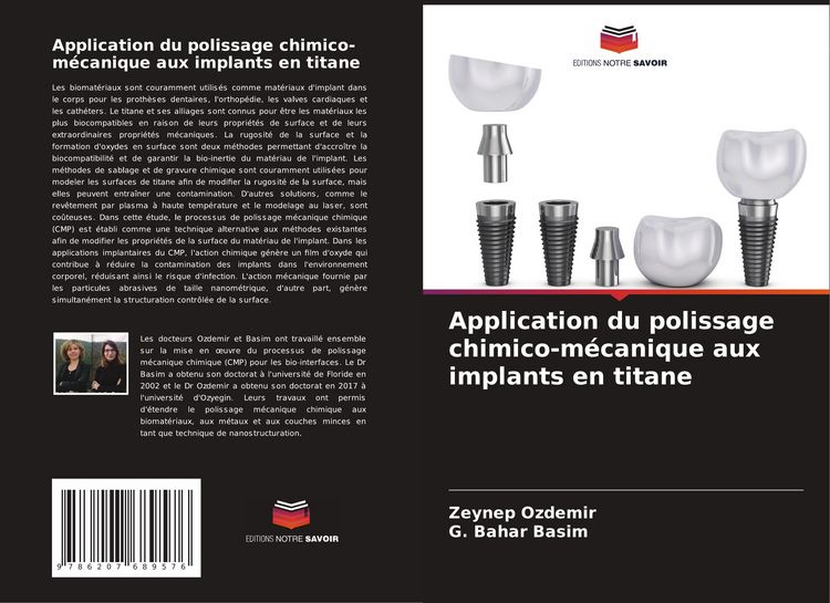 Produktbild: Application du polissage chimico-m&eacute;canique aux implants en titane