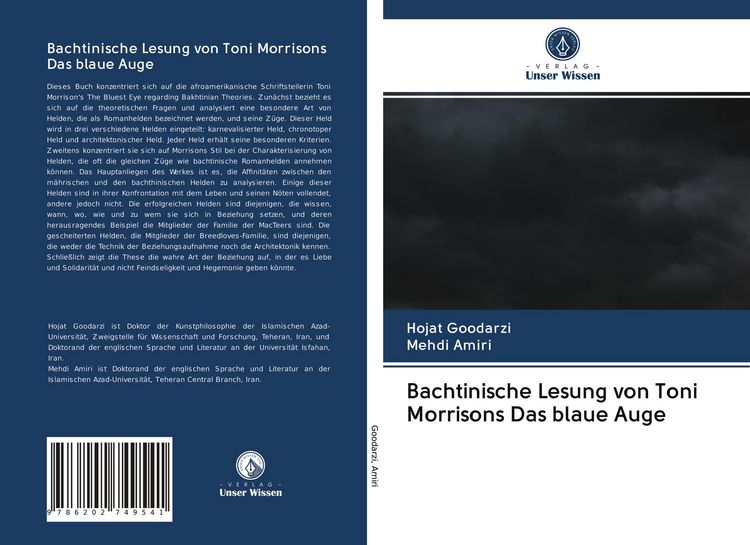 Produktbild: Bachtinische Lesung von Toni Morrisons Das blaue Auge