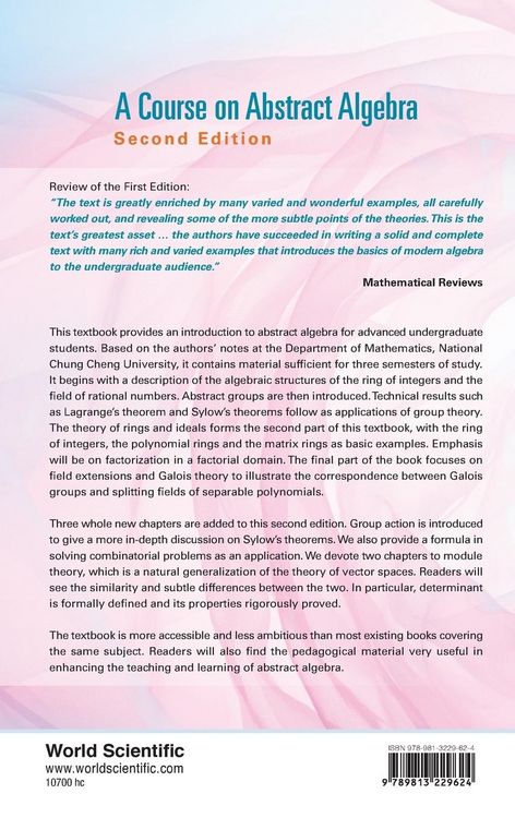 Produktbild: Course Abstract Algebra (2nd Ed)