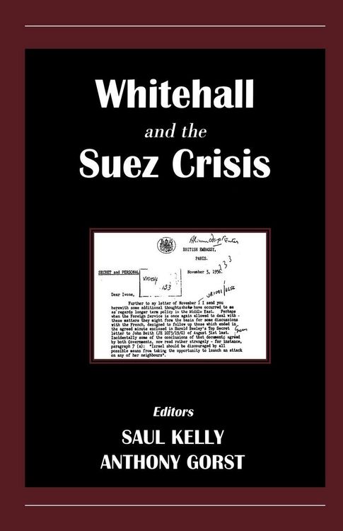 Produktbild: Whitehall and the Suez Crisis