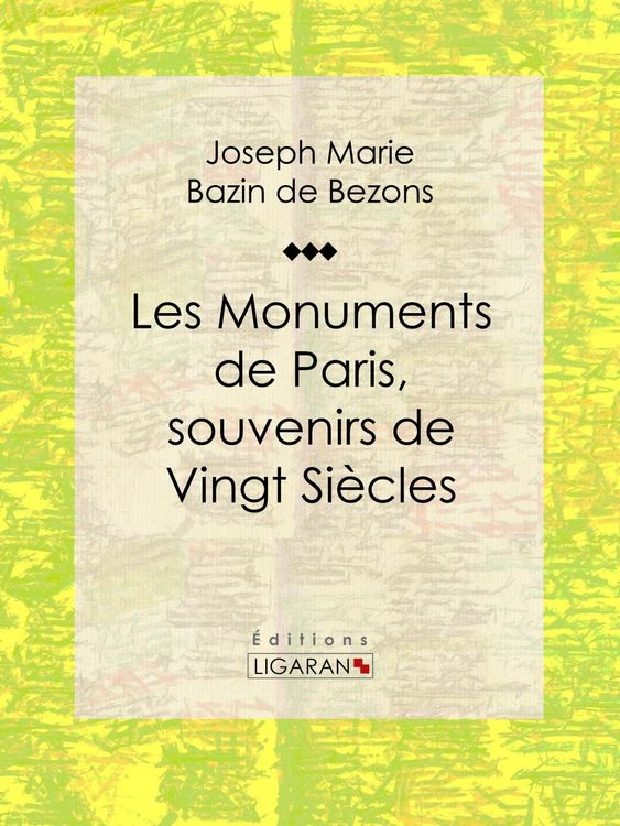 Produktbild: Les Monuments de Paris souvenirs de Vingt Si&egrave;cles