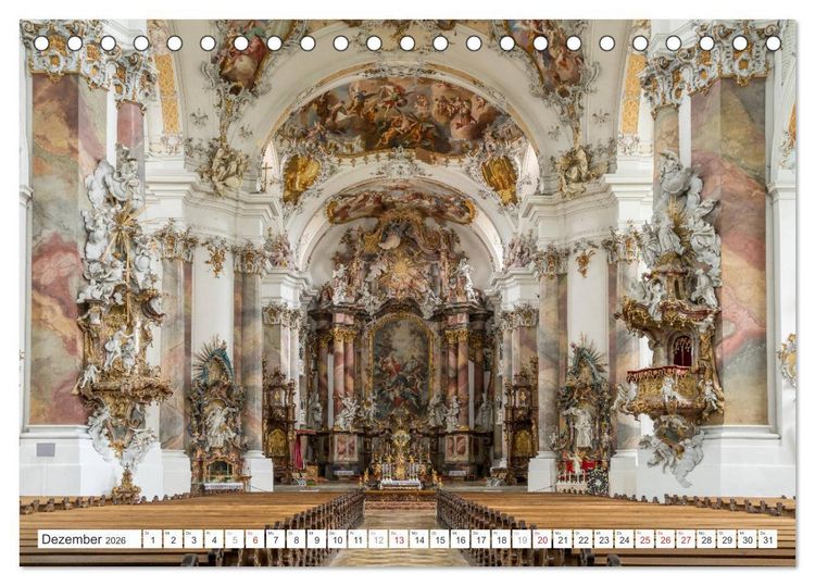Produktbild: Faszination Kloster (Tischkalender 2026 DIN A5 quer), CALVENDO Monatskalender