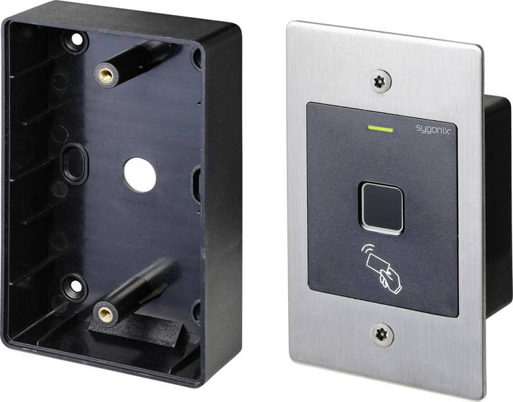 Produktbild: Sygonix SY-4760958 Fingerprint/RFID Zugangssystem Unterputz 12 V/DC, 18 V/DC IP66