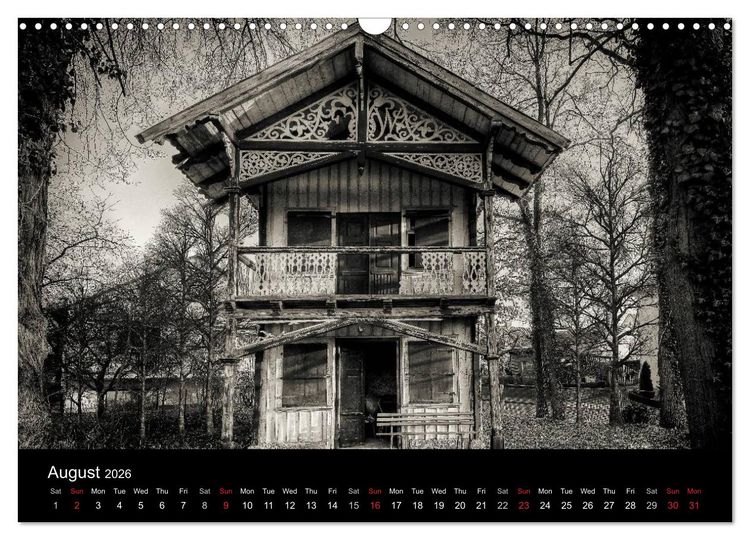 Produktbild: Abandoned Places Haunted Houses (Wall Calendar 2026 DIN A3 landscape), CALVENDO 12 Month Wall Calendar