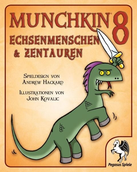 Produktbild: Munchkin 8: Echsenmenschen & Zentauren (Pegasus - 17218G)