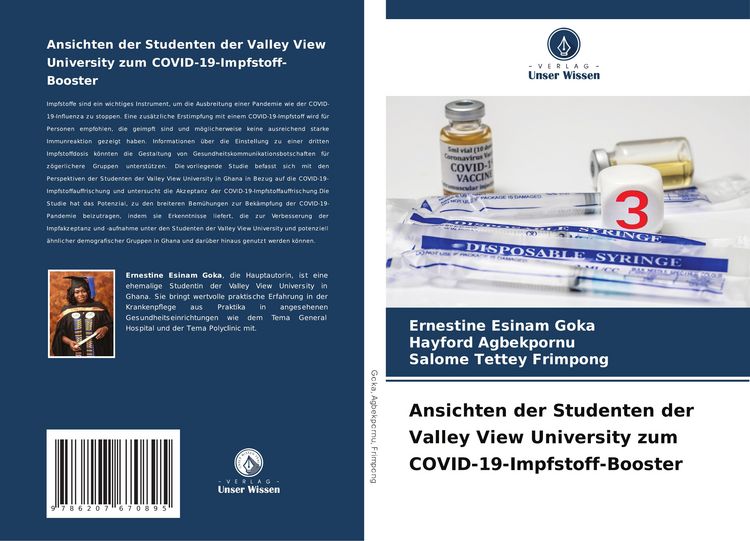 Produktbild: Ansichten der Studenten der Valley View University zum COVID-19-Impfstoff-Booster