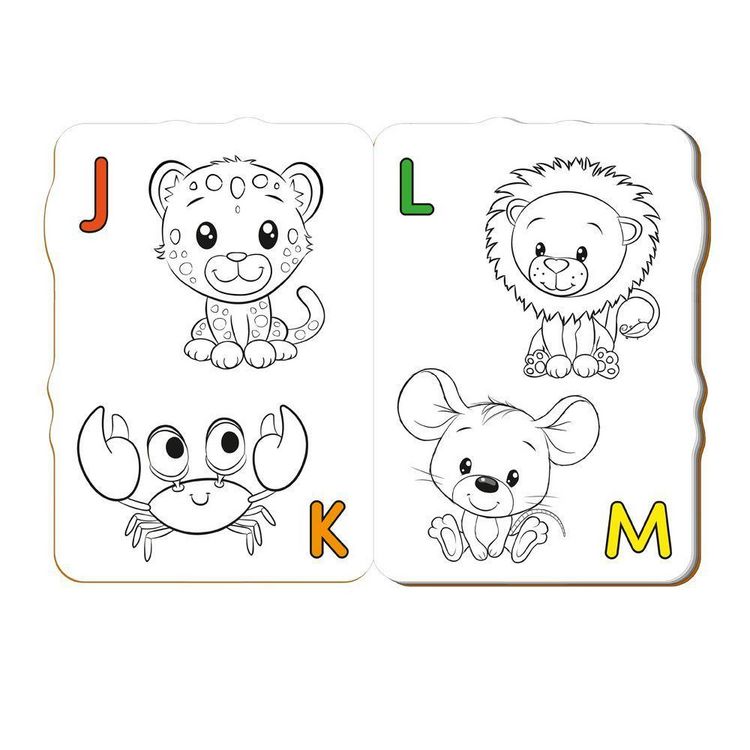 Produktbild: TR&Ouml;TSCH - ABC-Malbuch Zum Schulstart Tierfreunde
