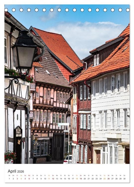 Produktbild: Die Stadt Hornburg (Tischkalender 2026 DIN A5 hoch), CALVENDO Monatskalender