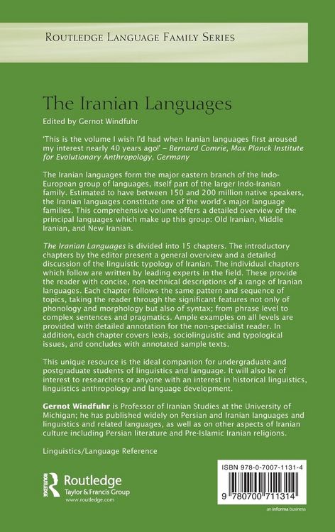 Produktbild: The Iranian Languages