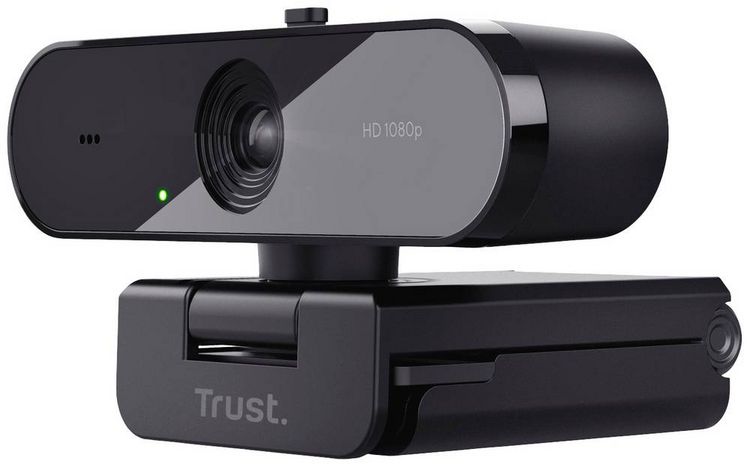 Produktbild: Trust TW-200 ECO Full HD-Webcam 1920 x 1080 Pixel Standfu&szlig;, Klemm-Halterung