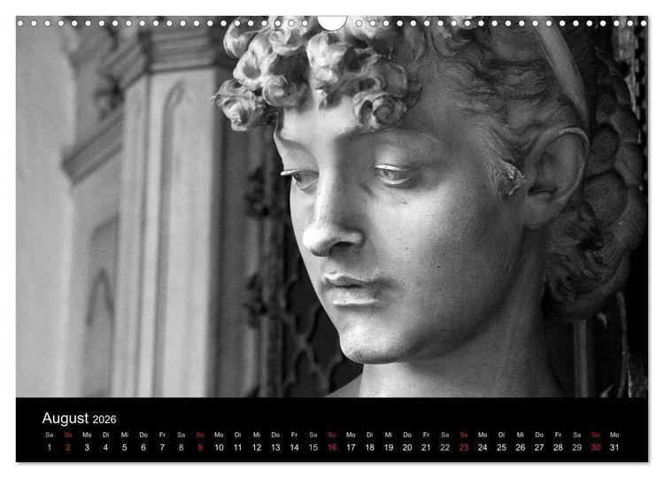 Produktbild: Lebende Steine - Skulpturen auf dem Friedhof Staglieno (Wandkalender 2026 DIN A3 quer), CALVENDO Monatskalender