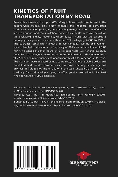Produktbild: Kinetics Of Fruit Transportation By Road