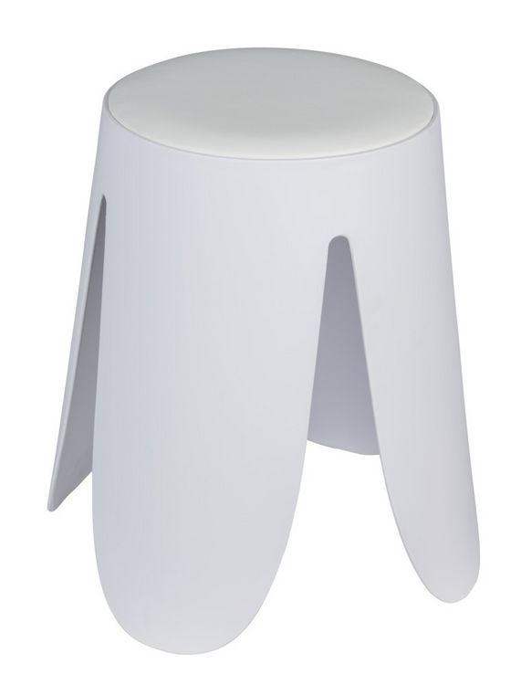 Produktbild: Badhocker Mod. Comiso Wei&szlig; matt, belastbar bis 180 kg