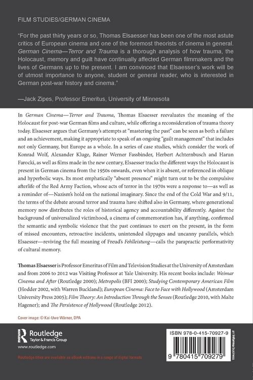 Produktbild: German Cinema - Terror and Trauma