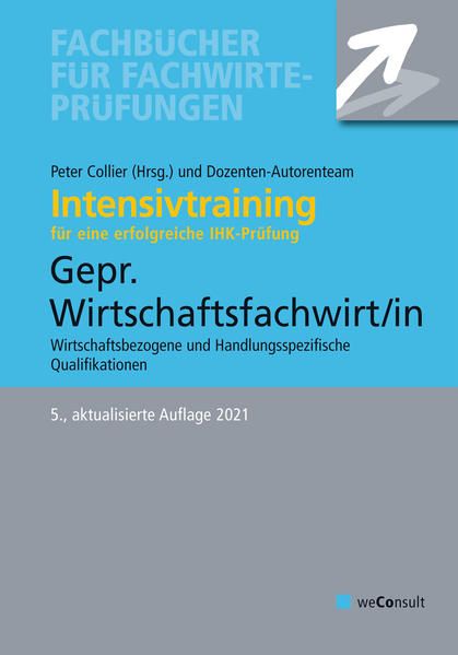 Produktbild: Intensivtraining Gepr&uuml;fter Wirtschaftsfachwirt
