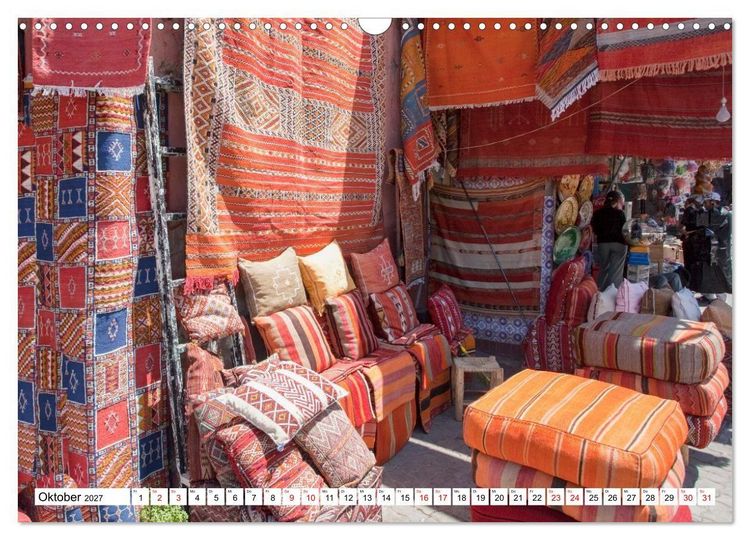 Produktbild: Marrakesch - Momente einer Reise (Wandkalender 2027 DIN A3 quer), CALVENDO Monatskalender