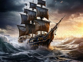 Produktbild: CALVENDO Puzzle Ein Motiv aus dem Kalender Das Piratenschiff - Willkommen in der Welt der Geister | 2000 Teile Lege-Gr&ouml;&szlig;e 90x67cm Foto-Puzzle f&uuml;r gl&uuml;ckliche Stunden