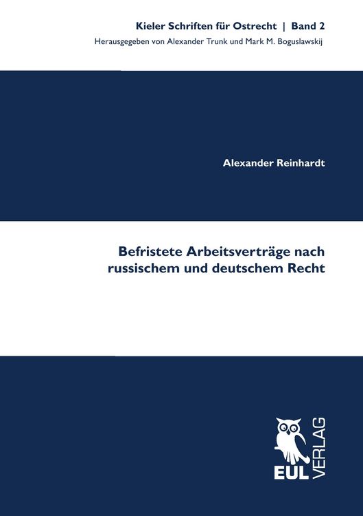 Produktbild: Befristete Arbeitsvertr&auml;ge nach russischem und deutschem Recht