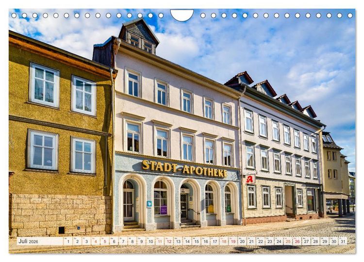 Produktbild: Sondershausen Impressionen (Wandkalender 2026 DIN A4 quer), CALVENDO Monatskalender
