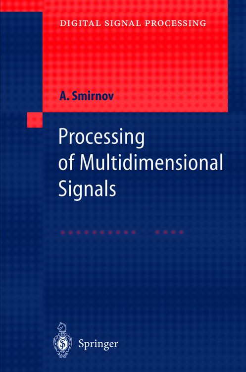 Produktbild: Processing of Multidimensional Signals