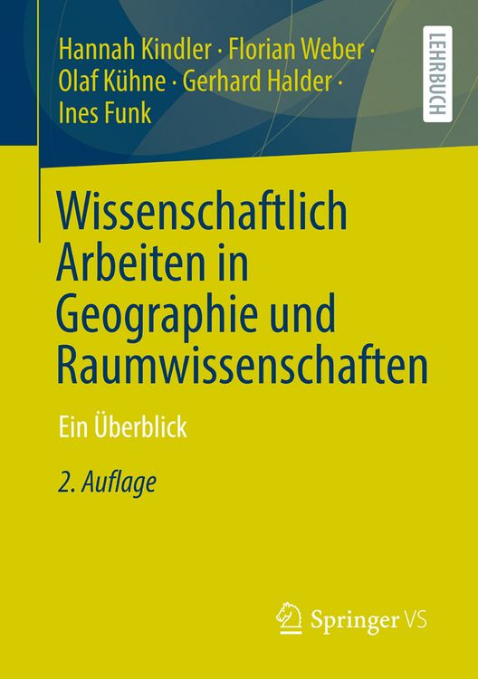 Produktbild: Wissenschaftlich Arbeiten in Geographie und Raumwissenschaften