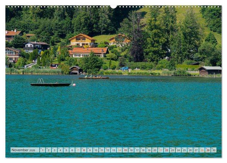 Produktbild: Der Tegernsee - Urlaubsparadies Bayerische Voralpen (hochwertiger Premium Wandkalender 2026 DIN A2 quer), Kunstdruck in Hochglanz
