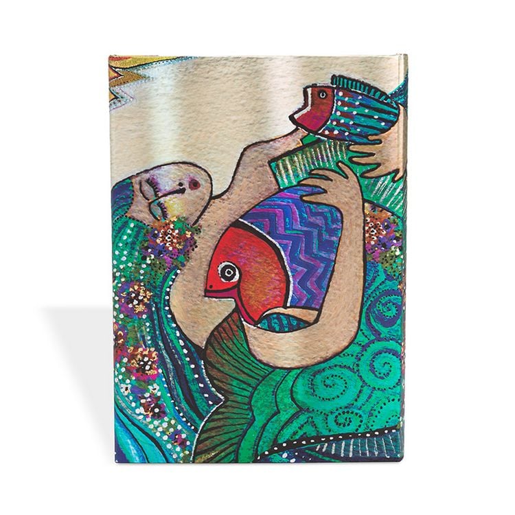 Produktbild: Hardcover Notizbuch Meereslied, Midi, Liniert