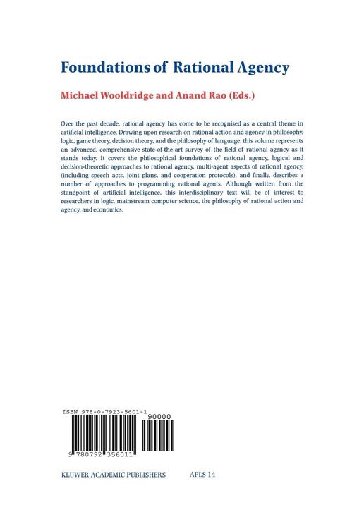 Produktbild: Foundations of Rational Agency
