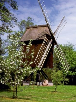 Produktbild: CALVENDO Puzzle Bockwindm&uuml;hle bei Stade | 1000 Teile Lege-Gr&ouml;&szlig;e 64x48cm Foto-Puzzle f&uuml;r gl&uuml;ckliche Stunden