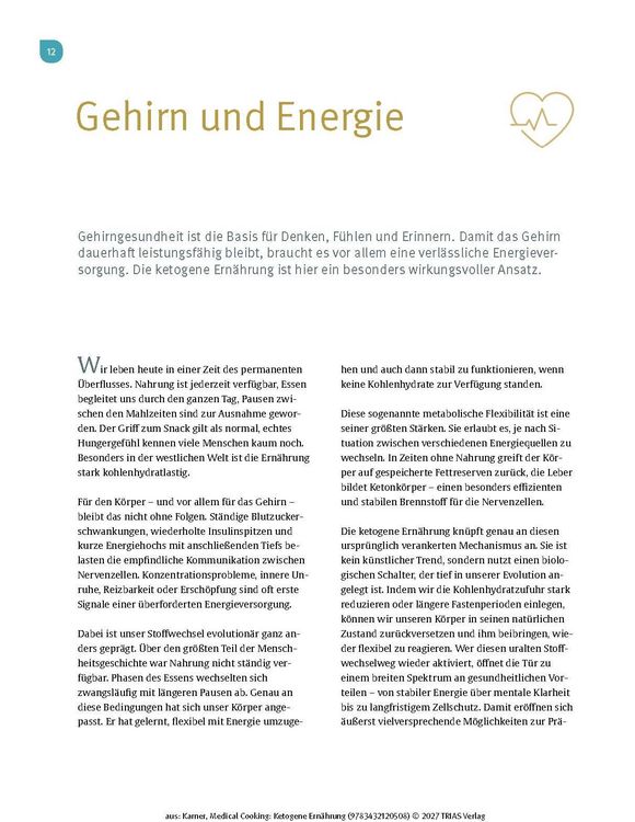 Produktbild: Medical Cooking: Ketogene Ern&auml;hrung